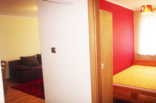Apartament Gdańsk wynajem Jelitkowo Plaża 4 - salon + sypialnia