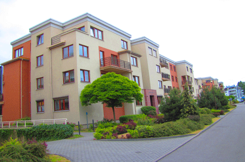 Appartement Danzig zu vermieten. Appartement Zoppot zu vermitten. Das Gebude, in dem sich die Wohnung MARINA